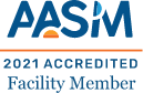 American Academy of Sleep Medicine 2021 Accredited Faculty Member logo