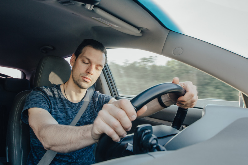 Patient drowsy behind the wheel due to sleep apnea